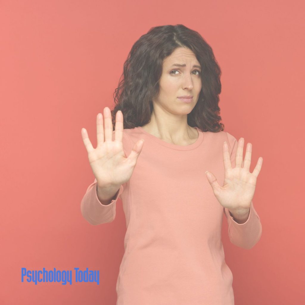 Psychology Today woman refusing help