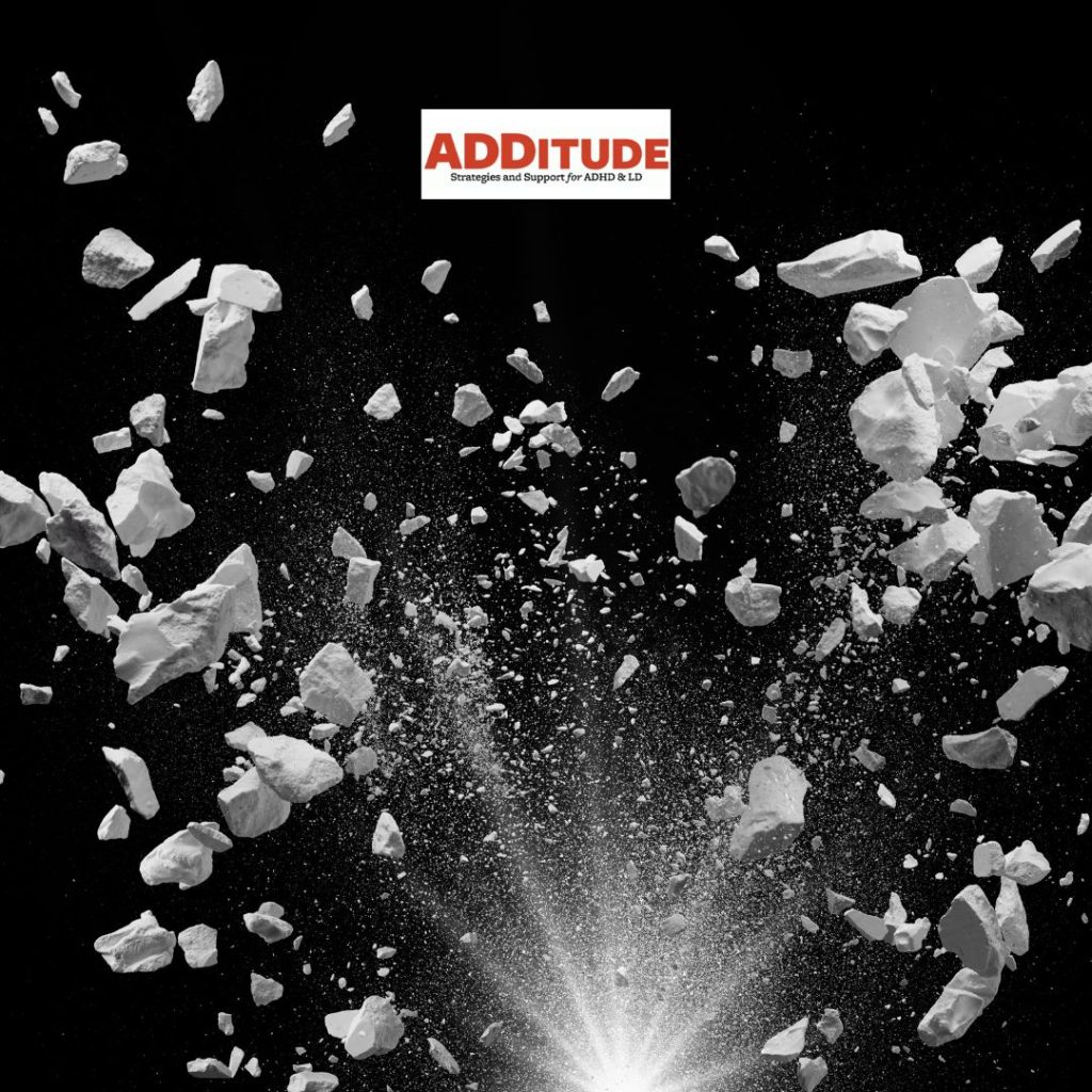 Explosion with ADDitude Magazine logo